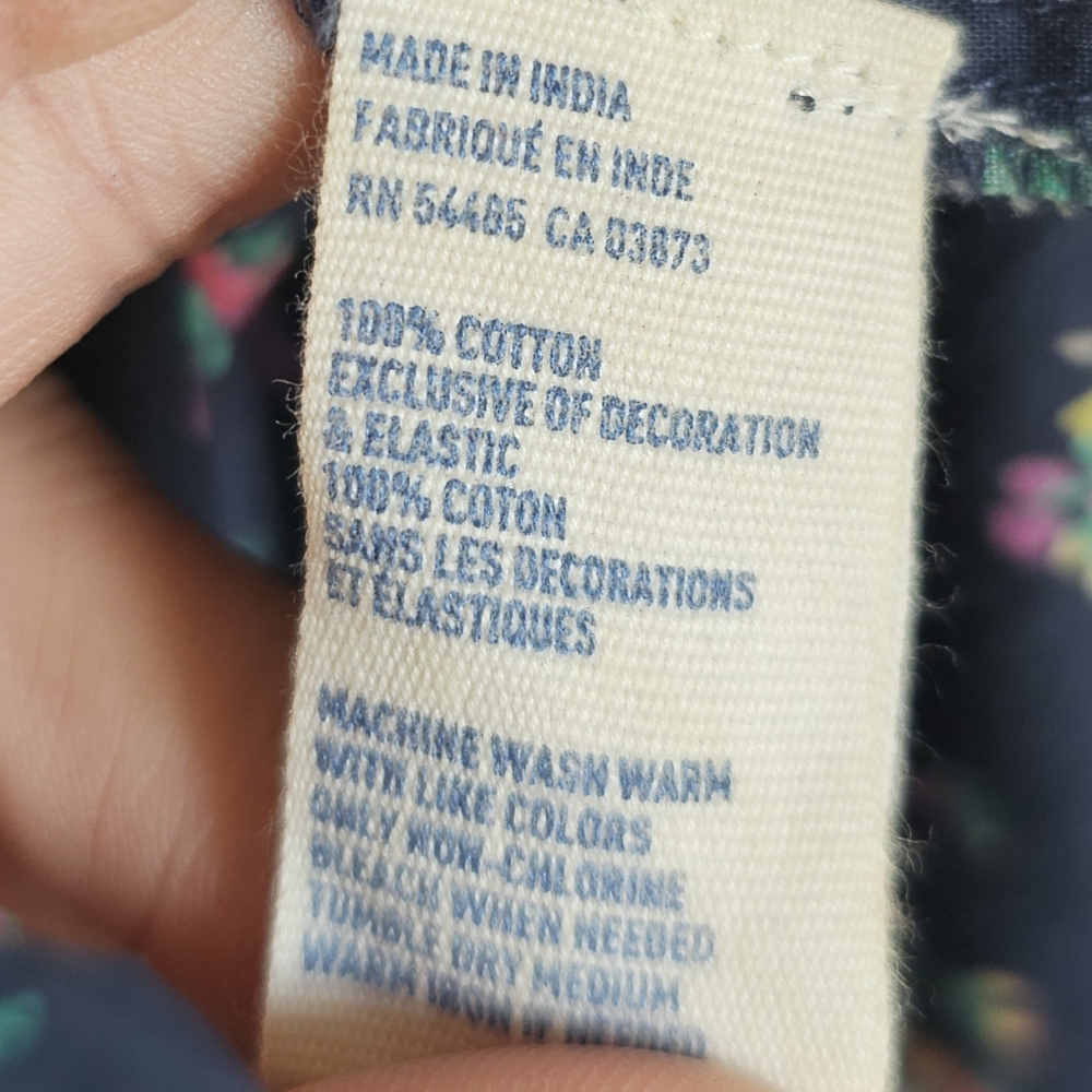 AEO Navy Floral Summer Dress - Picture 7 of 7